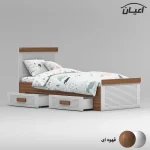 تخت خواب نوجوان اعیان مدل FH904 سایز 80x180 سانتی متر - Image 8