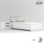 ست تخت خواب یک نفره اعیان مدل FH775 سایز 90x200 سانتی متر مجموعه دو عددی - Image 4