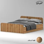 تخت خواب ملامینه دو نفره اعیان مدل FH933 سایز 160x200 سانتی متر - Image 6