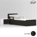ست تخت خواب یک نفره اعیان مدل FH775 سایز 90x200 سانتی متر مجموعه دو عددی - Image 5
