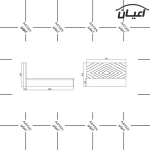 تخت خواب دونفره اعیان مدل FH449 سایز 160x200 سانتی متر - Image 5