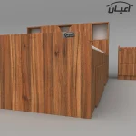 سرویس خواب دونفره اعیان مدل FH508 سایز 160x200 سانتی متر مجموعه 3 عددی - Image 5