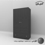 کمد لباس کودک اعیان مدل FH592 طرح ستاره - Image 9