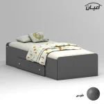 تخت خواب ملامینه یک نفره اعیان مدل FH966 سایز 80x180 سانتی متر - Image 3