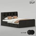 تخت خواب ملامینه دو نفره اعیان مدل FH983 سایز 160x200 سانتی متر - Image 7