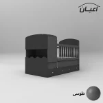 تخت کودک و نوجوان اعیان طرح ستاره مدل FH591 سایز 80x180 سانتی متر - Image 4