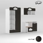 کمد کودک اعیان مدل FH765 به همراه میز تحریر و صندلی و کتابخانه - Image 7