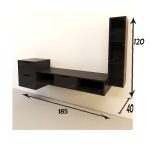 میز تلویزیون اعیان مدل دیواری FH217 - Image 4