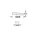 میز تلویزیون دیواری اعیان مدل FH247 - Image 6