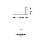 میز تلویزیون اعیان مدل FH251 - Image 4