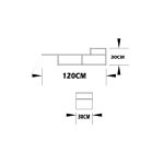 میز تلویزیون دیواری مدل FH252 - Image 4