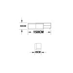 میز تلویزیون اعیان مدل FH253 (فروش ویژه) - Image 4
