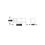 میز تلویزیون اعیان مدل FH258 - Image 7