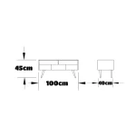 میز تلویزیون اعیان مدل FH320 - Image 3