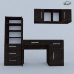 میز تحریر اعیان مدل FH345 مجموعه 3 عددی - Image 5