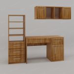 میز تحریر اعیان مدل FH345 مجموعه 3 عددی - Image 6