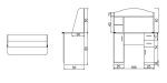 میز تحریر اعیان مدل FH386 - Image 4