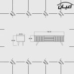 میز تلویزیون اعیان مدل FH446 - Image 3