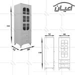 کمد لباس اعیان مدل FH456 - Image 4