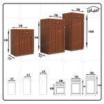 جاکفشی اعیان مدل FH520 مجموعه سه عددی - Image 8