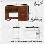 میز تحریر اعیان مدل FH588 - Image 6