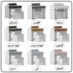 میز آرایش اعیان مدل FH727 - Image 9
