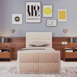 تخت خواب یک نفره اعیان مدل FH842 سایز 90x200 سانتی متر