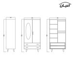 کمد لباس کودک اعیان مدل FH353 - Image 8