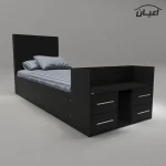 تخت خواب یکنفره اعیان مدل FH362 سایز 90x200 سانتی متر - Image 8