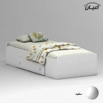 تخت خواب ملامینه یک نفره اعیان مدل FH966 سایز 80x180 سانتی متر - Image 2