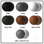 تخت خواب ملامینه یک نفره اعیان مدل FH895 سایز 90x200 سانتی متر - Image 15