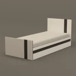 تخت خواب یکنفره اعیان مدل FH318 سایز 90x200 سانتی متر - Image 8