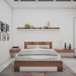 تخت خواب دو نفره اعیان مدل FH303 سایز 160x200 سانتی متر - Image 9