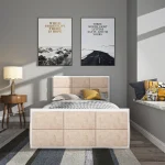 تخت خواب یک نفره اعیان مدل FH841 سایز 120x200 سانتی متر