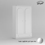 کمد لباس چندمنظوره اعیان مدل FH858 طول 100سانتی متر - Image 2