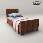 تخت خواب یکنفره اعیان مدل FH363 سایز 90x200 سانتی متر - Image 9