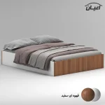تخت خواب ملامینه دو نفره اعیان مدل FH943 سایز 160x200 سانتی متر - Image 8