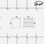 سرویس خواب دونفره اعیان مدل FH450 سایز 160x200 سانتی متر سه تکه - Image 14