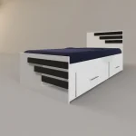 تخت خواب یکنفره مدل FH281 سایز 95×200 سانتی متر - Image 6