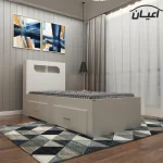 تخت خواب یکنفره اعیان مدل FH524 سایز 90x200 سانتی متر - Image 6