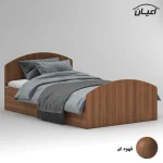 تخت خواب ملامینه یک نفره اعیان مدل FH972 سایز 120x200 سانتی متر - Image 6