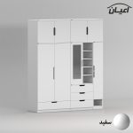 کمد لباس چندمنظوره اعیان مدل FH962 طول 200 سانتی متر مجموعه شش عددی - Image 3