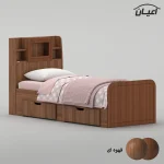 تخت خواب ملامینه یک نفره اعیان مدل FH980 سایز 80x180 سانتی متر - Image 5