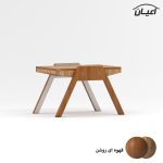 میز عسلی مستطیلی اعیان مدل FH899 مجموعه سه عددی - Image 5