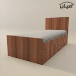 تخت خواب یکنفره اعیان مدل FH360 سایز 90x200 سانتی متر - Image 8