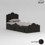 تخت خواب یک نفره اعیان مدل FH718 سایز 90x200 سانتی متر - Image 5