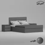 سرویس خواب دونفره اعیان مدل FH864 سایز 160x200 سانتی متر  مجموعه سه عددی - Image 9