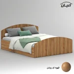 تخت خواب ملامینه دو نفره اعیان مدل FH973 سایز 160x200 سانتی متر - Image 5