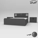 سرویس خواب دونفره اعیان مدل FH508 سایز 160x200 سانتی متر مجموعه 3 عددی - Image 13