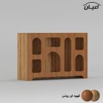 کتابخانه سه طبقه اعیان مدل FH817 - Image 5